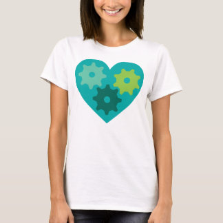 T-shirt Coeur vert