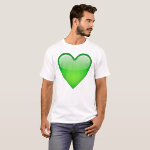 T-shirt Coeur vert - Emoji