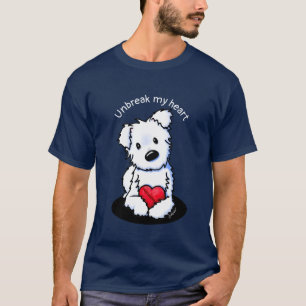 T-shirt Coeur Westie KiniArt