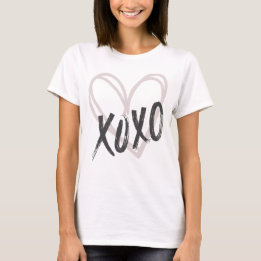 T-shirt Coeur X et O'x XOXO