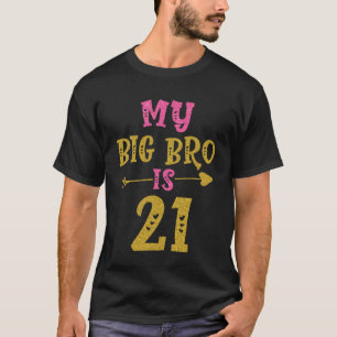 T-shirt Coeurs 21ème Anniversaire Pour Big Brother De Sist