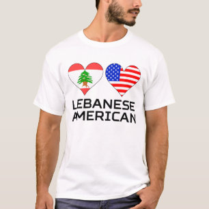 T-shirt Coeurs américains libanais