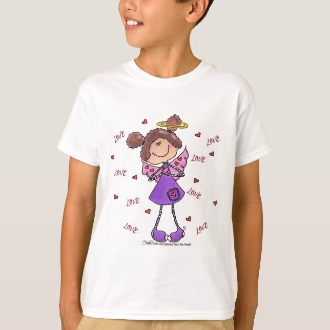 T-shirt Coeurs anges (Devant)