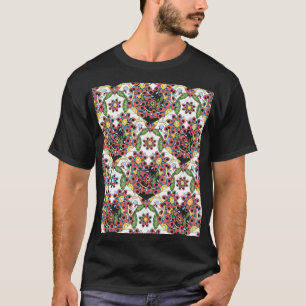 T-shirt Coeurs colorés, Motif romantique sans couture.