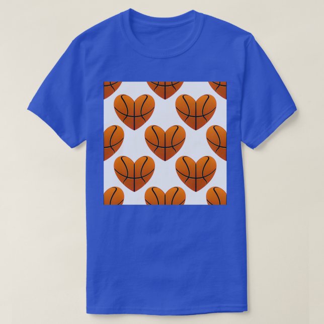 T-shirt Coeurs de basket-ball en toute transparence T (Design devant)