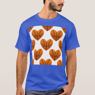 T-shirt Coeurs de basket-ball en toute transparence T
