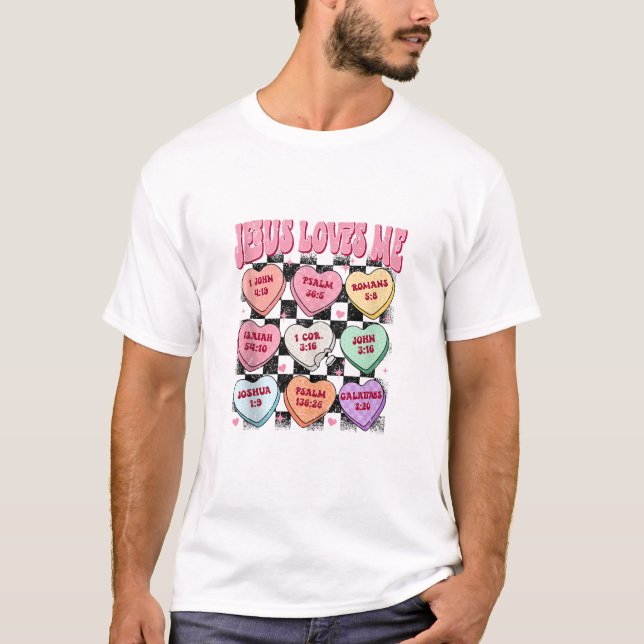 T-shirt Coeurs de conversation chrétiens (Devant)