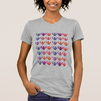 T-shirt Coeurs de cristal Grille Gemstone