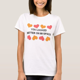 T-shirt coeurs du myspace W