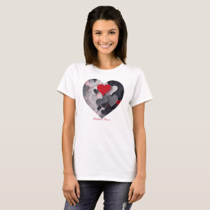 T-shirt Coeurs enchantés