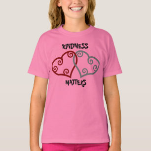 T-shirt Coeurs enmêlés La gentillesse compte
