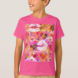 T-shirt Coeurs et lèvres