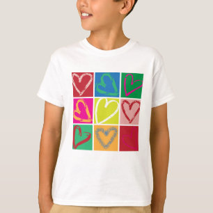 T-shirt Coeurs heureux Enfants Tee