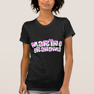 T-shirt Coeurs marins de rose de grand-maman