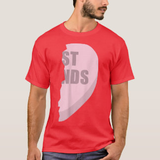 T-shirt Coeurs Meilleur Ami T s Correspondant Bff tenues T