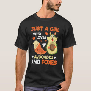 T-shirt Coeurs Nature Animaux Filles Femmes Cute Avocado F