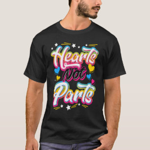T-shirt Coeurs non parties Pansexual LGBTQ+ Pride Pansexue