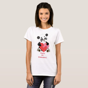T-shirt Coeurs pour Homeschool Panda Bear