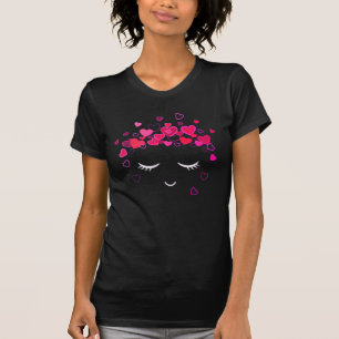 T-shirt Cœurs rougissants
