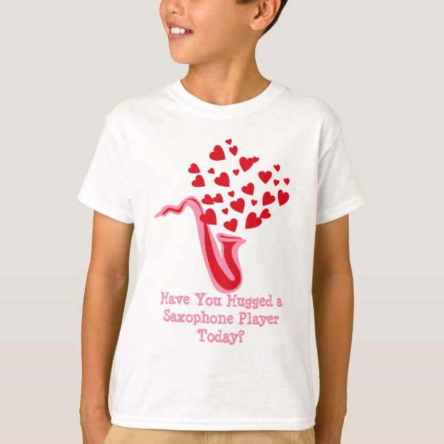 T-shirt Coeurs saxophones (Devant)