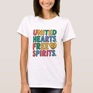 T-shirt Coeurs unis Spirits libres