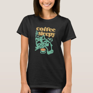 T-shirt Coffee and Cat Coffee Makes Me Sleepy