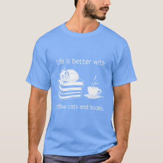 T-shirt Coffee and Cat family