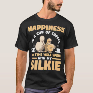 T-shirt Coffee and Silkie chickens whisperer 
