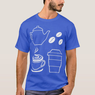 T-shirt Coffee Beans Coffee Elements Coffee Lover Graphism