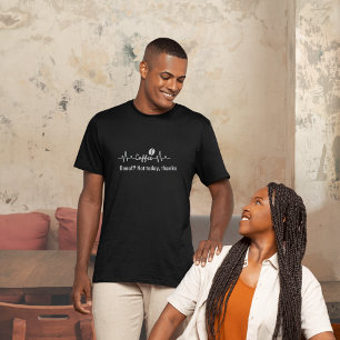 T-shirt Coffee de travail amusant Decaf? Pas aujourd'hui, 