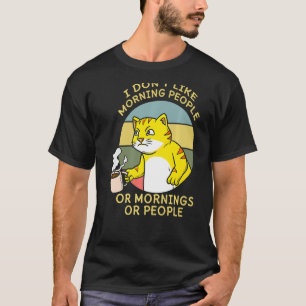 T-shirt Coffee Lover Cat Whisperer Caffeiné Coffeeholic