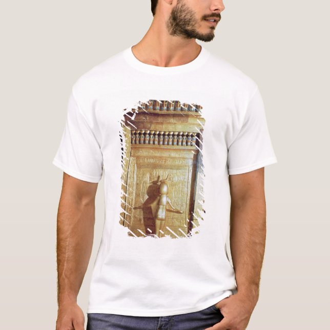 T-shirt Coffre de Canopic sous forme d'ensemble de tombeau (Devant)