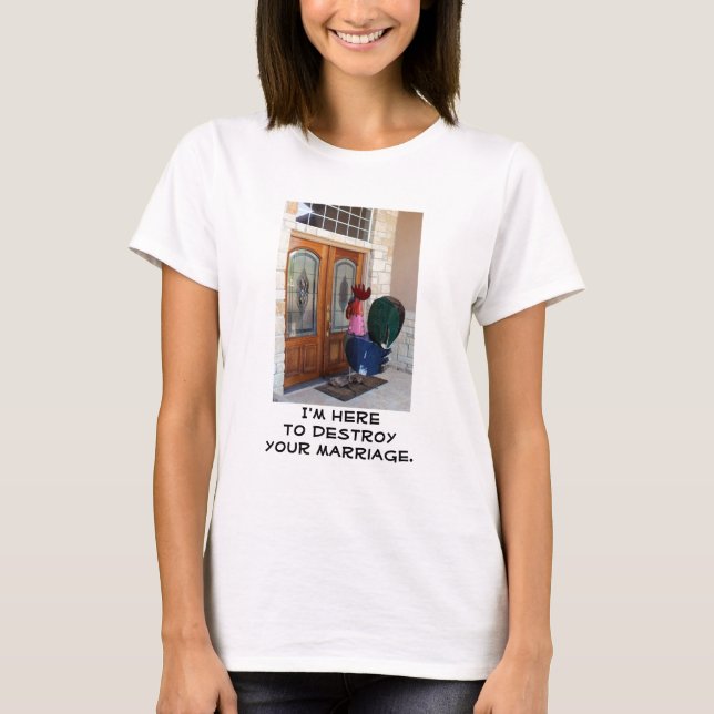 T-shirt coffre-fort pour le jour décontracté. probablement (Devant)