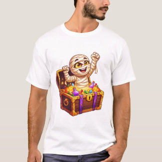 T-shirt Coffret de trésor de maman mignon Halloween Trick