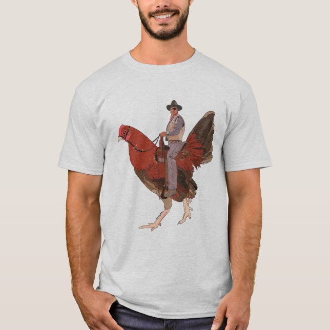 T-shirt Cogburn sur un coq (Devant)