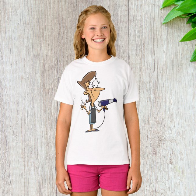 T-shirt Coiffeur Avec Ciseaux (Créateur téléchargé)
