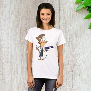 T-shirt Coiffeur Avec Ciseaux