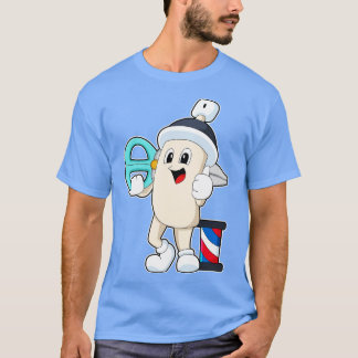 T-shirt Coiffeur Avec Ciseaux