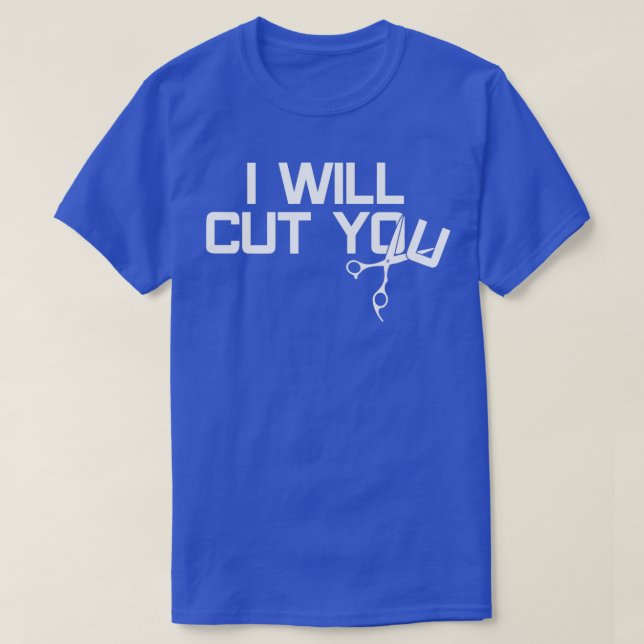 T-shirt Coiffeur coupe cheveux 2 (Design devant)
