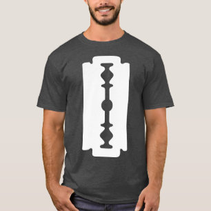 T-shirt Coiffeur de coiffure Razor Blade