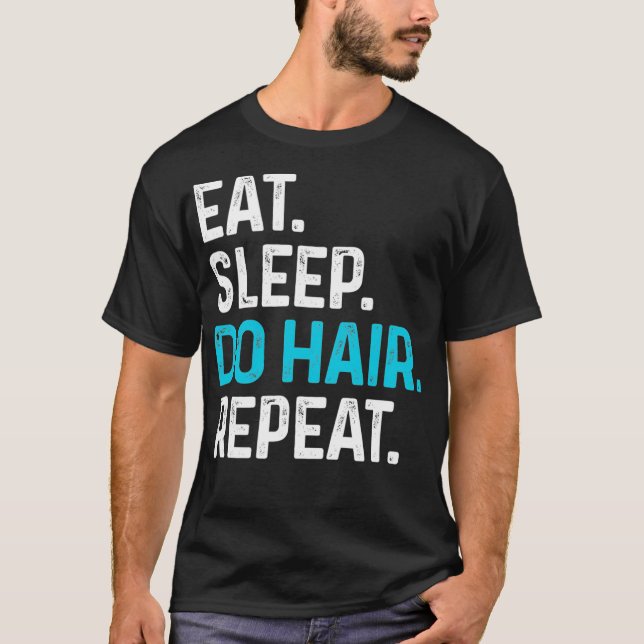 T-shirt Coiffeur Funny Coiffeur ou Cosmetologue (Devant)