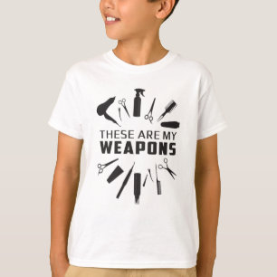 T-shirt Coiffeur Liste de cheveux Barber Armes drôle Cadea