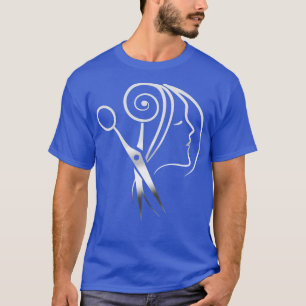 T-shirt Coiffeur Salon Barber Shop Logo