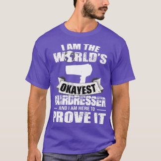 T-shirt Coiffeur Salon des cheveux Coiffeuse coiffeuse coi