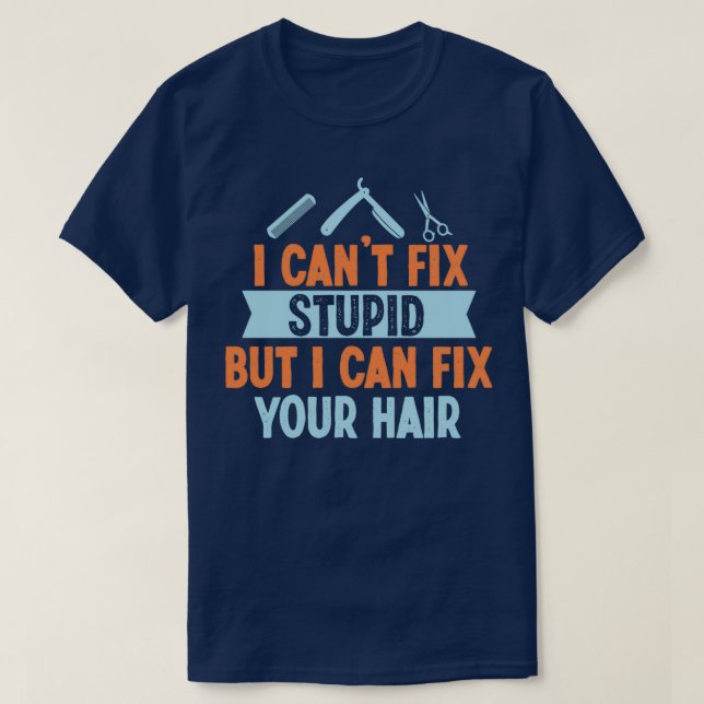 T-shirt Coiffure en bardeaux (Design devant)