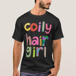 T-shirt Coily Coiffeuse Curly Black Afro Queen Melanin Pop