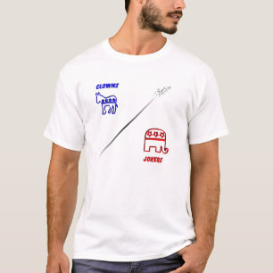 T-shirt Coincé au milieu