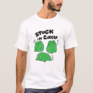 T-shirt Coincé en cercle avec crapaud