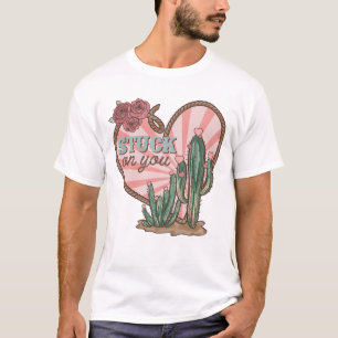 T-shirt Coincé Sur Vous Drôle Cactus