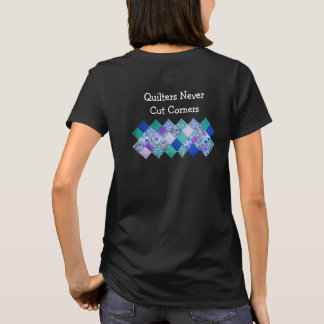 T-shirt Coins de courtepointe